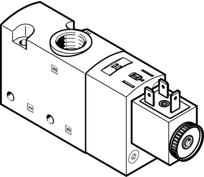 Распределитель с электроуправлением Festo VUVS-LT30-M32C-MZD-G38-F8-1B2