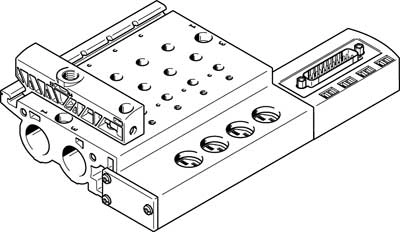 Коллектор Festo VABM-B6-E-N12-4-M1