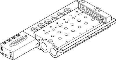 Коллектор Festo VABM-B6-E-N12-6-M1