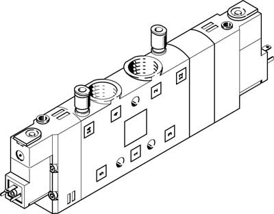 Распределитель с электроуправлением Festo CPE24-M2H-5/3BS-3/8