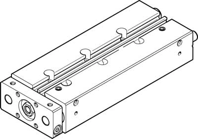 Пневмоцилиндр с направляющими Festo DFM-N-12-10-B-P-A-GF