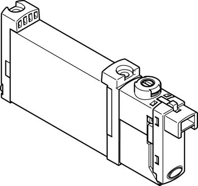 Распределитель с электроуправлением Festo VUVG-B10-M52-MZT-F-1H2L-W1