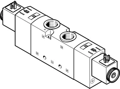 Распределитель с электроуправлением Festo VUVS-LT30-B52-D-G38-F8-1C1