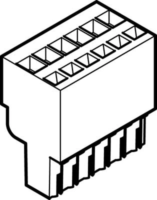 Штекер Festo NECC-L2G6-C1