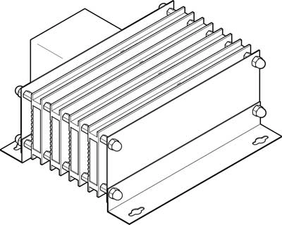 Тормозящий резистор Festo CACR-KL2-40-W2000