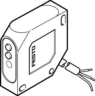 Датчик положения оптический диффузионный Festo SOEL-RTH-Q50-NA-K-3L