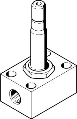 Распределитель с электроуправлением Festo MCH-3-1/8