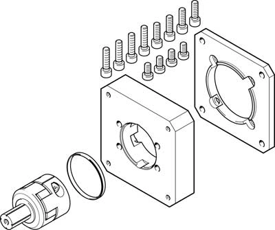 Осевой набор Festo EAMM-A-M48-80G