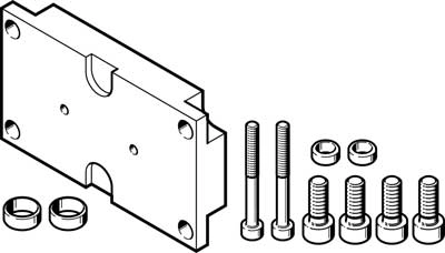 Адаптерная плита для радиального захвата Festo DHAA-G-G3-25-B17-14