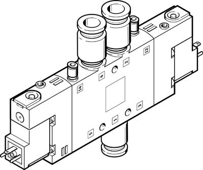 Распределитель с электроуправлением Festo CPE18-M2H-5JS-QS-10