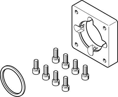 Фланец электродвигателя Festo EAMF-A-64A/B-67A-S1