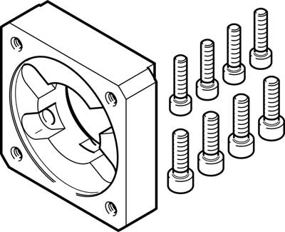 Фланец электродвигателя Festo EAMF-A-80A-140A