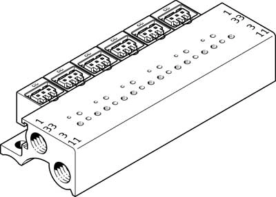 Плита для блочного монтажа Festo MHP1-PR8-3-PI