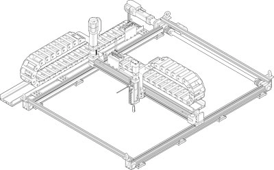 Трехкоординатный портал Y Festo XCR-1