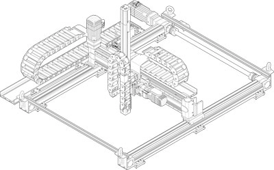 XCR-2 Трехкоординатный портал Y Festo