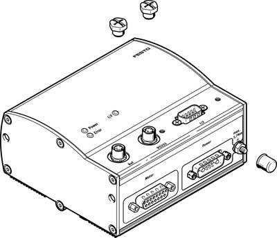 Контроллер электродвигателя Festo SFC-DC-VC-3-E-H0-DN