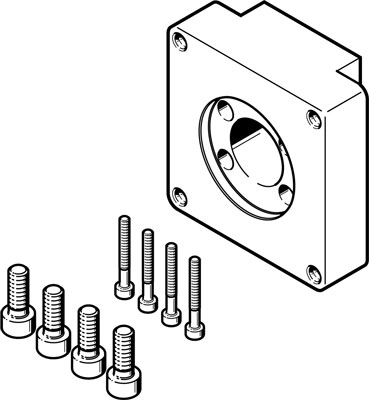 Фланец электродвигателя Festo EAMF-A-L27-67A