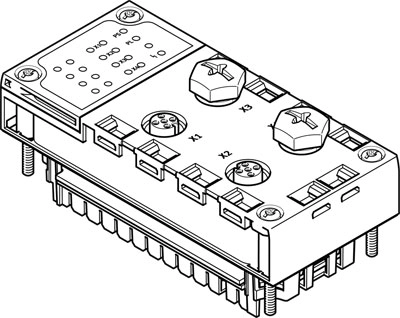 Электрический интерфейс Festo CPX-CTEL-2-M12-5POL-LK