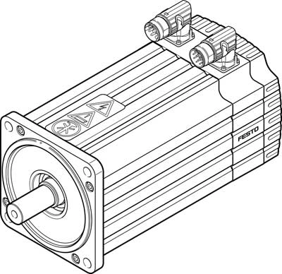 Серводвигатель Festo EMMS-AS-140-L-HS-RRB-S1