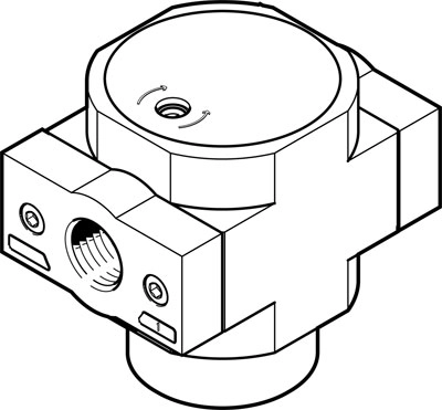 Клапан плавного пуска Festo HEL-3/4-D-MAXI