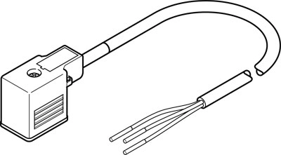 Соединительный кабель Festo NEBV-B2W3F-P-K-0.6-N-LE3