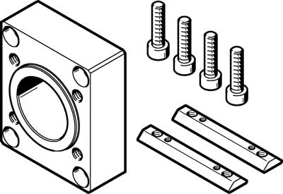 Корпус муфты Festo EAMK-A-R38-38A