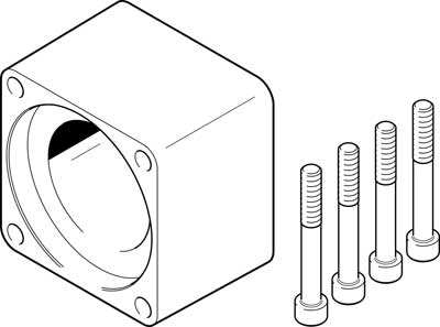 Корпус муфты Festo EAMK-A-D100-77A/B