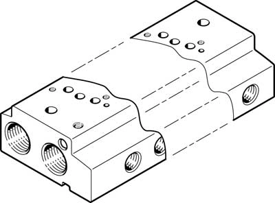 Коллектор Festo VABM-C7-12W-G18-6