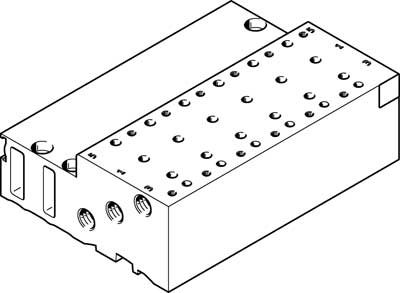 Плита для блочного монтажа Festo MHP2-PR6-5