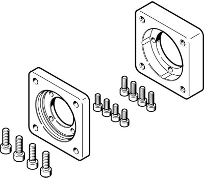 Фланец электродвигателя Festo EAMF-A-44C-40G-S1