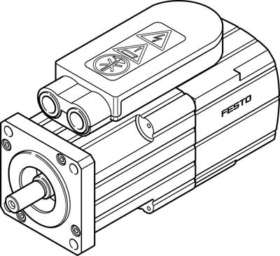 Серводвигатель Festo EMMS-AS-55-S-HS-TM