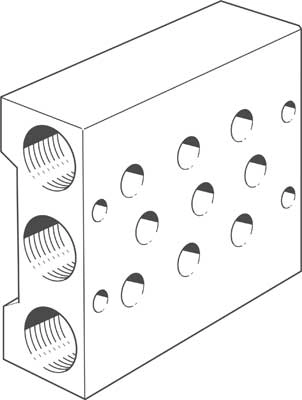 Плита для блочного монтажа Festo PRS-1/4-3