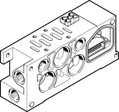 Плита для блочного монтажа Festo VIGM-04-D-3