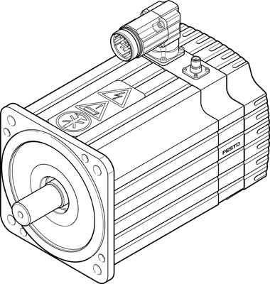 Серводвигатель Festo EMMS-AS-190-M-HS-AM