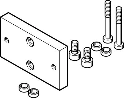 Адаптерная плита для стандартного параллельного захвата Festo DHAA-G-Q11-25-B17-25