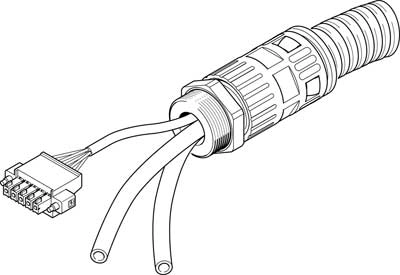 Соединительный кабель Festo NHSB-A1-10-BLG5-LE5-PU8-2XBB