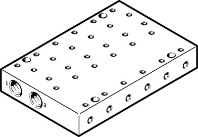 Коллектор Festo VABM-P6-15MB-G18-M5-6