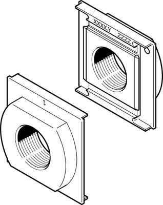 Монтажная плита Festo PAML-CP-90-HP3-G114