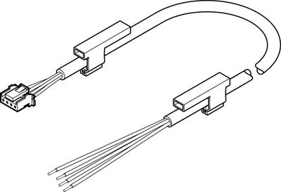 Соединительный кабель Festo NEBS-L1G4-K-1-N-M12G4