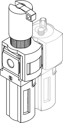 Блок подготовки воздуха, комбинация Festo MSB6-1/2-FRC13:J120M1