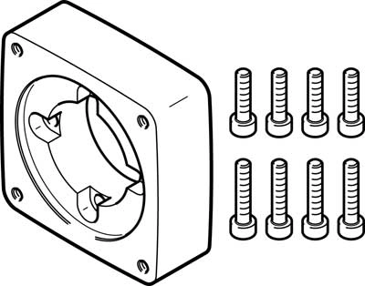 Фланец электродвигателя Festo EAMF-A-44C-60P