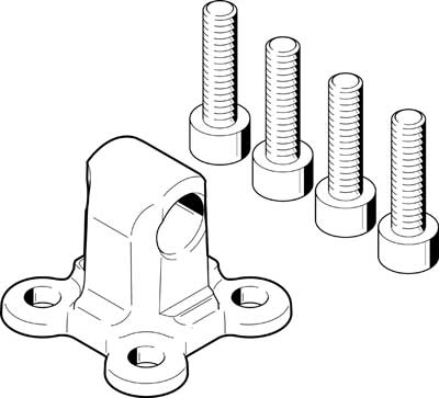 Фланец с осью Festo SUA-25-R3