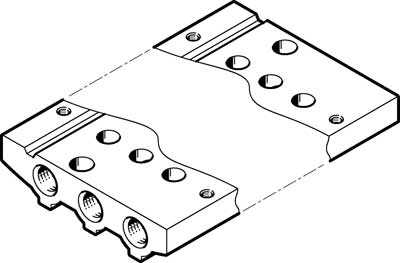 Коллектор Festo VABM-L1-10AS-M5-12