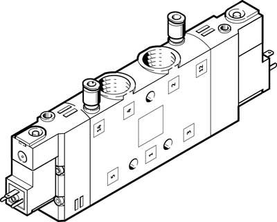 Распределитель с электроуправлением Festo CPE24-M2H-5JS-3/8