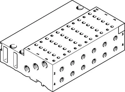 Плита для блочного монтажа Festo MHA2-PR6-5-M5