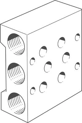 Плита для блочного монтажа Festo PRS-1/4-2