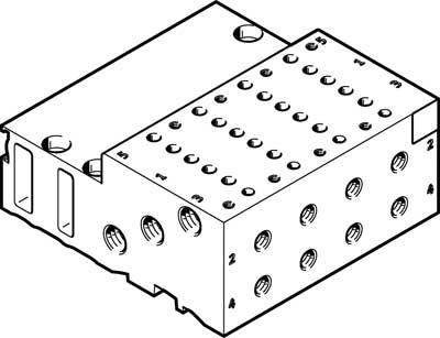 Плита для блочного монтажа Festo MHA2-PR4-5-M5