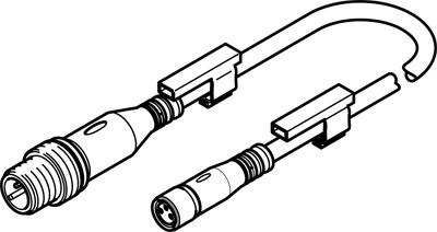 Соединительный кабель Festo NEBU-M8G3-K-0.5-M12G3