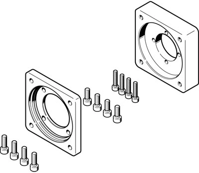 Фланец электродвигателя Festo EAMF-A-44C-60G/H-S1