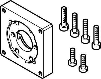 Фланец электродвигателя Festo EAMF-A-28A/30A-40A